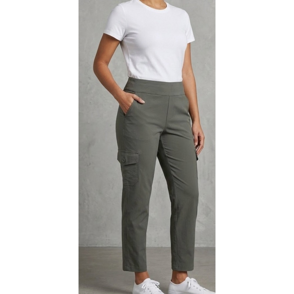 Elliott Lauren Cargo Pull On Pants Gorpcore Career Utility Minimal Normcore Chic